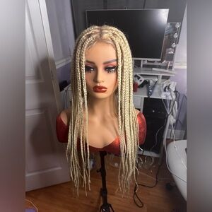 Box braided lace wig